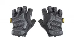 Military gloves half-finger of color black 17 Low-poly  3D model