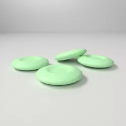 Mint Chocolate Coin 3D model