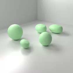 Mint Chocolate Drop 3D model