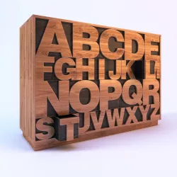MODERN BOOKCASE  3D model