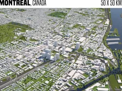 Montreal Canada 3D model