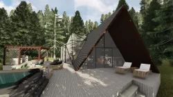 Mountain cabin 3D model