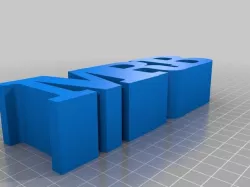 My Customized 3 Letters in a Row