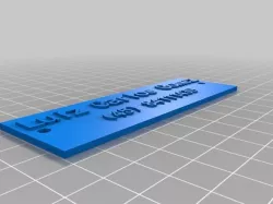 My Customized custom plaque nameplate customizer