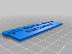 My Customized custom plaque nameplate customizer