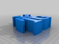 My Customized WORD Sculpture