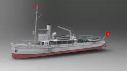 Nusret Mine Ship 3D model