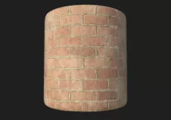 Old Worn Bricks with Mortar Parameter PBR Texture Texture