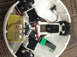 Omni wheels robot