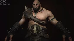 Orc Berserk Tarkoman Low-poly  3D model