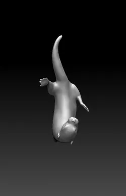 otter funny 3D model