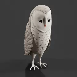 Owl handmade 3D model
