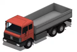 Parametric Truck - Revit Family 3D model