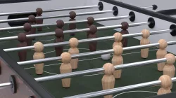 Pinball Soccer Game Low-poly  3D model