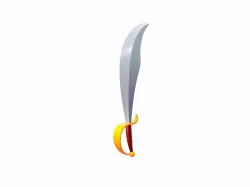 Pirate Sword 3D model