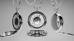 pocket watch 3D model