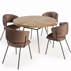 Portello Chair and Frank Table 3D model