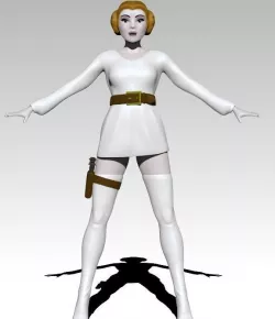 Princess Leia 3D model