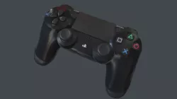 PS4 Controller Low-poly  3D model