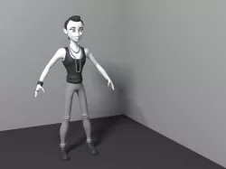 Punk Girl 3D model