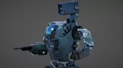 Rapid Utility Mecha Low-poly  3D model