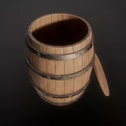 Realistic Medieval Props Low-poly  3D model