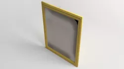 Rectangular Mirror 3D model