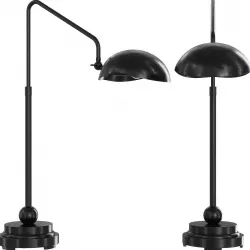 Restoration Hardware CONVESSI TABLE LAMP Black 3D model