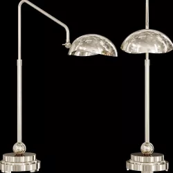 Restoration Hardware CONVESSI TABLE LAMP Nickel 3D model
