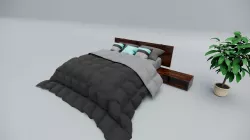 Revit Family Bed King  3D model