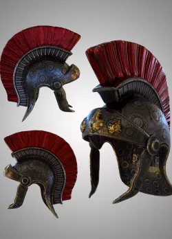 Roman Helmet Empire 3D model