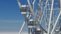 Samara Ferris Wheel - Animated  3D model