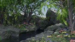 Scene 3D model