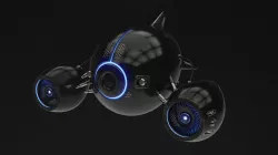 Sci-fi drone 3D model
