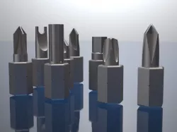 Screwdriver tips 3D model