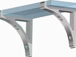 Shelf-Bracket for 70mm x 10mm Board