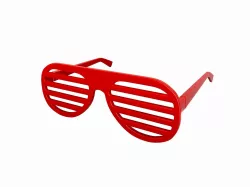 Shutter Shade Sunglasses 3D model