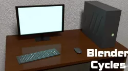Simple Computer PC Lowpoly Low-poly  3D model