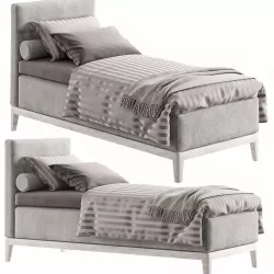 SINGLE BED 20 3D model