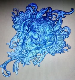 skull  3D model