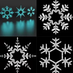 SnowflakeRenderPack Low-poly  3D model