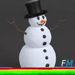 Snowman 3D model