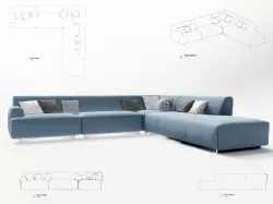 Sofa Revit High Quality 3D models 3D model