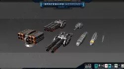 Spaceships Weapons Pack II Low-poly  3D model