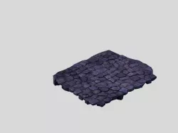 Stone Blood Birdhouse Chamber - Ground Stone Brick 01 3D model