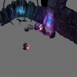 Stone Chamber of Secrets - Wall Stone Totem 01 3D model