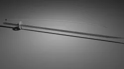 Swords from anime Gintama high poly 3D model