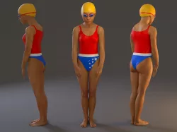 Swwimming Pool Female BCC 2130 001 3D model
