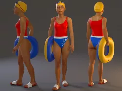 Swwimming Pool Female BCC 2130 002 3D model