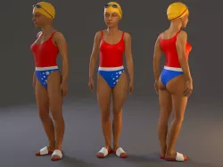 Swwimming Pool Female BCC 2130 003 3D model